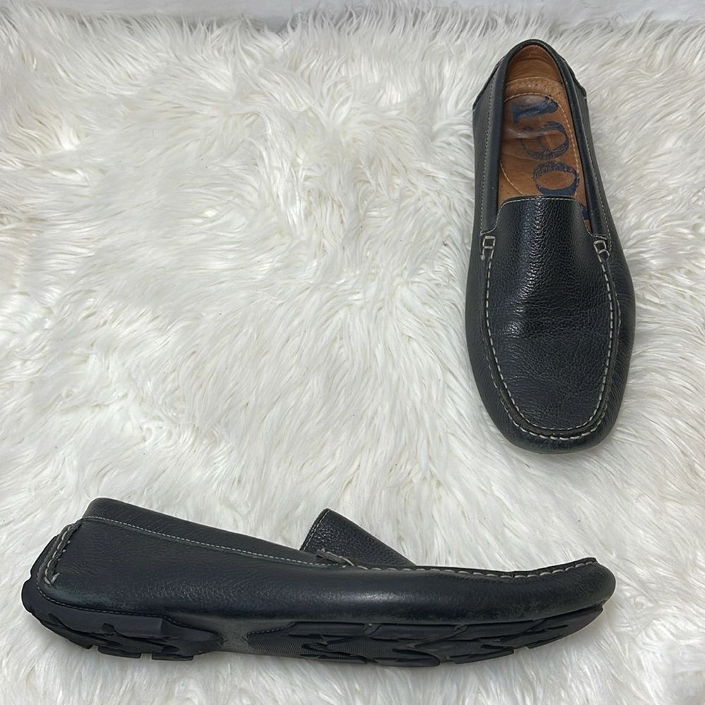1901 Brown Leather‎ Slip On Driving Loafers Sz 10.5